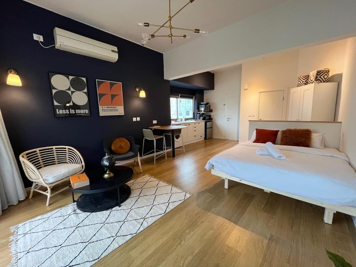 Апартаменты Loft Boutique With Balcony Тель-Авив Экстерьер фото